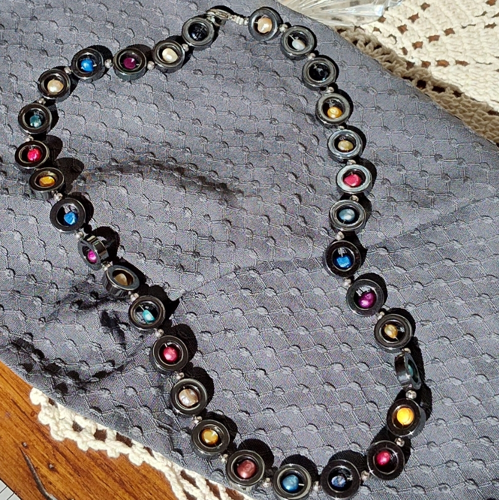 Elegant Multicolor Gemstone Necklace